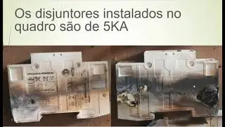 Curto circuito de 10KA no disjuntor de 3KA