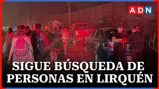 Se desarrollan operativos de rastreo de posibles víctimas fatales en Lirquén