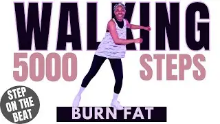 5000 Steps Walking Workout | Power walk for Weightloss EASY TO FOLLOW | Walk at Home