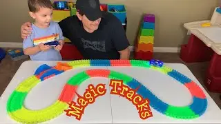 Испытание игрушечных машинок с дистанционным управлением Magic Tracks!!! Как видно по телевизору: распаковка игрушек 🚓🚔🚓🚔