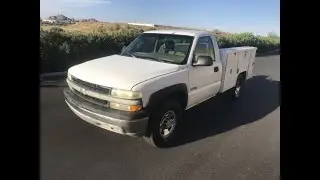 2002 Chevrolet Silverado 2500 Reg Cab w/ UTILITY BED  133.0