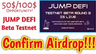 JUMP DEFI Testnet R-3 Complete Process || Confirm Airdrop! || Bangla Tutorial || @TNEARNING