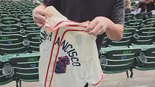 Quick Unboxing San Francisco Sea Lions Jersey 2023 Stadium Giveaway!