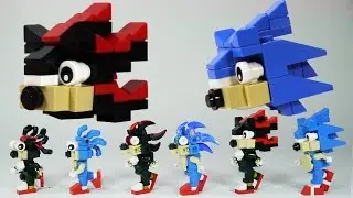How To Build LEGO Shadow & Sonic the Hedgehog