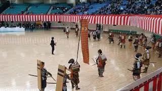 🎍#SAMURAI　6 #Ei! Ei! Oh! #Armor #Ceremony  #YOROI# in #Kamakura 12C #2024 #Ceremony  #Nippon#Budōkan