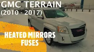 GMC Terrain - HEATED MIRRORS & MEMORY MIRRORS FUSE LOCATION (2010 - 2017)