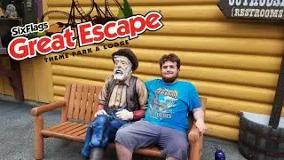 Great Escape Splashwater Kingdom 8/31/18 | CRAZY RIDES ON THE COMET!!