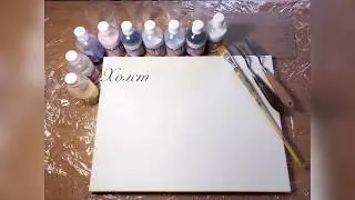Easy Fluid Art. Acrylic Paint #DIY #fluidart #tutorial