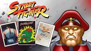 Винтажные карточки Topps Street Fighter 2 1993 года | Полная коллекция в альбоме!