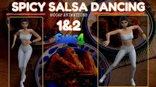 The Spicy Salsa 1 & 2 Mocap Dance Animations For Sims 4