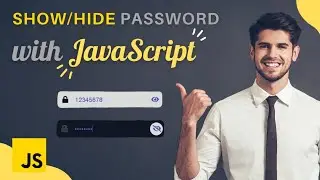 How to show/hide password with JavaScript, Html, Css  #js