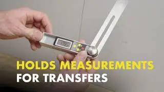 ANGLE-IZER&reg; Digital Sliding T-Bevel & Protractor in One