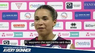 Avery Skinner dopo la vittoria 3-2 nel derby con Il Bisonte Firenze