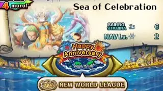 11th Anniversary Unit Playthrough (No Brook or Zoro 6+) vs. New World Treasure Map