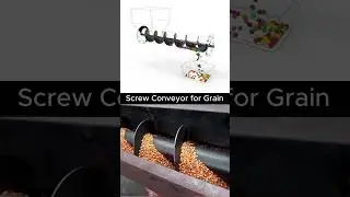 Screw Conveyor for Grain #mechanism #mechanic #engineering