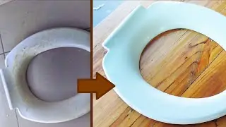 Before you Buy a New one ! Try this , Toilet Seat Recondition