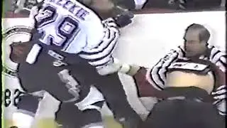 Eric Lindros vs Joe Reekie Round 1