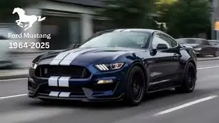 Ford Mustang Evolution Transformation 1964 - Now. Which one is the most iconic?