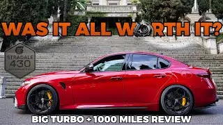 1000 Miles on my Big Turbo Giulia 2.0T