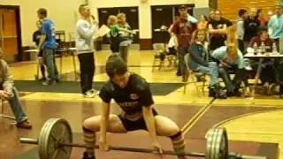 Michelle Van Dusen (46kg.) 320lb. Deadlift @ Holmen