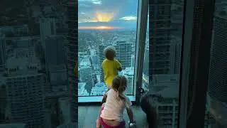 Kids are watching beautiful sunset. Cute Baby video! #babyfood #funny #adorablebaby #cutebaby #kid