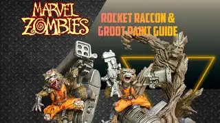 Marvel Zombies Rocket Raccon & Groot Paint Guide.