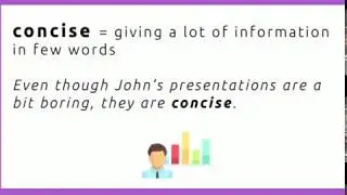 Daily use word with example - Meaning of Concise