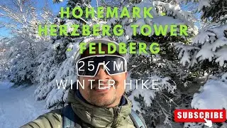 Frozen Taunus Adventure ❄️ | Hohemark → Herzberg Tower → Feldberg Winter Hike