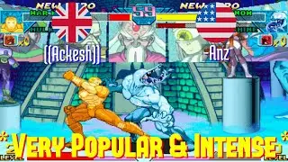 FT5 @mvsc: ((Ackesh)) (GB) vs -Anz (US) [Marvel vs Capcom Fightcade] Mar 13