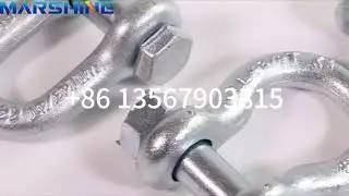 China High Strength Shackle Aerial Cable Tools Connecting Link#cable #tools #shackles #steel #alloy