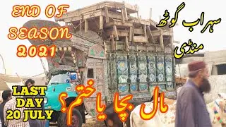 Sohrab Goth Mandi Last Day Update |  20 July 2021 | Bakra Eid Season 2021