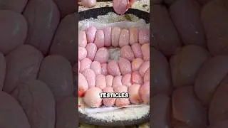 Today I am cooking pig balls #shorts #food #asmreating #tiktok
