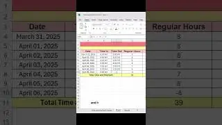 Automated Time & Payment Tracker in Excel for Virtual Assistants