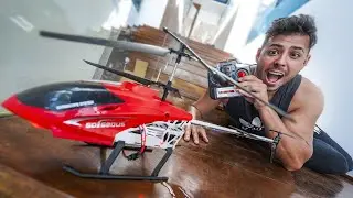 COMPREI UM HELICOPTERO GIGANTE DE CONTROLE REMOTO