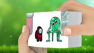 Mini Crewmate Kills Italian Brainrot Characters BUT IT'S RECREATED BY FLIPBOOK P.t.12