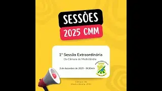 1ª Sessão Ordinária da Câmara de Medicilândia, em 3 de dezembro de 2025.