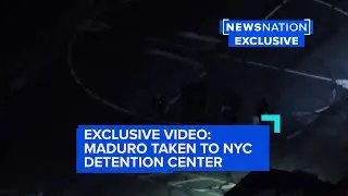 Exclusive video: Maduro taken to NYC detention facility