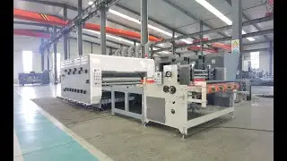 Carton Printing Slotting Die-cutting Machine For Pizza Box Making Machine