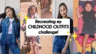 RECREATING MY CHILDHOOD OUTFITS CHALLENGE! | Charlene Ashley