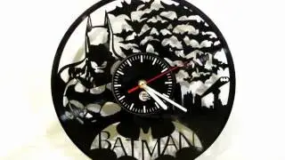 TO Design Studio - Batman Vinyl Record Wall Clock Review
