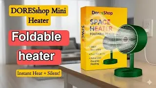 🔥 2025 का MOST TRENDING Foldable Heater! 😱 | DORESshop Mini Heater Review - Instant Heat + Silent!