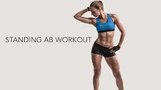 STANDING ABS Workout (4 Most EFFECTIVE Moves!)