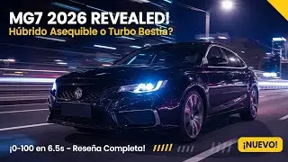 2026 MG7: The Most Affordable Hybrid Sport Sedan! Full Review, Price, and Comparison with Rivals