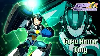 MEGA MAN X5 I.P.A - Gaea Armor gameplay [Longplay] (PSX/PLAYSTATION)