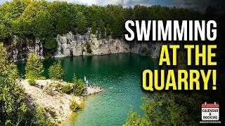 ⁠Walking Tour at Elora Quarry - Picnic and Swimming