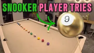 Snooker Player Destroys Line Up Pool Drill?
