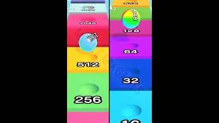 256K vs 2048 Race | Ball Run 2048 vs Infinity Level 2 Shorts Mobile APK Games #shorts