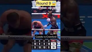 😱 Canelo Vs Crawford Round 9 . #boxingviral #boxing  #indianboxing #boxingshorts #boxinglife