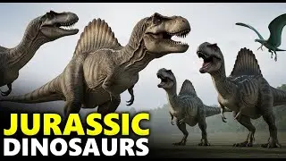 Jurassic World Rebirth Dinosaurs Size & Weight Comparison 3D | All New Dinosaurs | T-REX VS D-REX