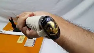 Katana Samurai Zetsurin Cyclon Musha Full Tang Filo Maximo Con Cuchilla Oculta